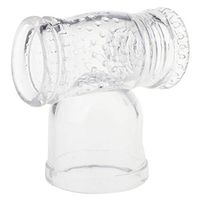 Víbrántór Headgear for Male Tõys Magic Wand Transparent Big Wand Headgear