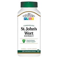21st Century St. Johns Wort Extract Veg Capsules, 200 Count