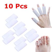 10Pcs Toe Silicone Gel Protector Ingrown Toenail Corn Cushion Cap Finger Sleeve Tubes