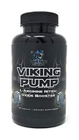 Nitric Oxide Booster - 3150‬mg Highest Dosed L Arginine Supplement - Viking Pump - Vasodilator & NO Muscle Blood Flow Workout Support - 90 Tablets