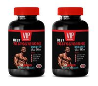 Male Enhancing Testosterone Booster - Best Testosterone Booster - for Men - Natural Formula - tribulus and Horny Goat Weed - 2 Bottles (120 Capsules)