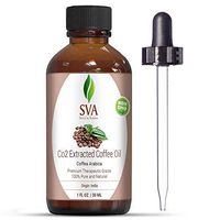 SVA Organics Coffee Oil CO2 Extracted 30ML (1 OZ) 100% Pure & Natural Undiluted Premium Therapeutic Grade Oil for Aromatherapy, Hair growth, Skin tightening and more