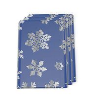 Cloaked Box - Easy Gift Wrapping Kit Multi-Pack - 3 x Silver Snow - Large (17.5 x 12 x 4 inches)