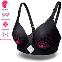 Heated Vibration Breast Massage Bra, Wireless Convenient Vibration Massage Breast Enhancement Massager to Improve Breast Health