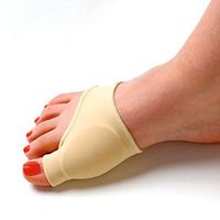 Tinksky Adult Elastic Gel Lined Bunion Protector Sleeve Toe Spreader Pad