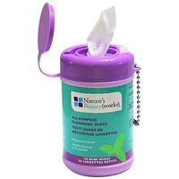 Nature's Beauty Works All Purpose Wipes, Peppermint
