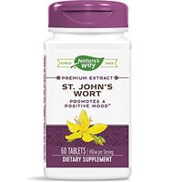 Nature's Way St. John's Wort Standardized Extract Mood Support, 450 mg per Serving, 60 Count (Packaging May Vary)