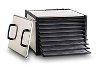 Excalibur D900S 9-Tray Electric Food Dehydrator with Features 26-Hour Timer Temperature Settings and Automatic Shut Off Made in USA, Silver
