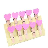 Elevin(TM) 👍👍 10 Pcs Clips Wall Deco DIY Creative Frame with Mini Colored Clothespins