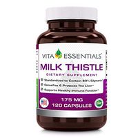 Vita Essentials Milk Thistle 175 Mg Capsules, 120 Count