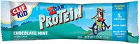CLIF KID ZBAR - Protein Granola Bars - Chocolate Mint Flavor (1.27 Ounce Gluten Free Bars, Lunch Box Snacks, 5 count)