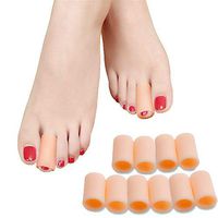 Povihome Toe Sleeves,Gel Toe Protectors and Separators to Protect Hammer Toe, Corn, Calluses,Blisters