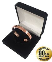 Pure Copper Bracelet - 8 Magnets - Joint Pain Relief - Highly Effective - Magnetic Bracelet - Arthritis Healing Aid for Men and Women