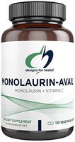 Designs for Health Monolaurin-Avail - 1000mg Glycerol Monolaurate + Vitamin C Immune Support (120 Capsules)