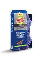 Scotch-Brite Advanced Scrub Dots Non-Scratch Scrubbers, 2 Scrubbers