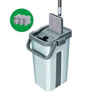 Multifunction Bucket Sets Home Use Floor Cleaning System Hands-free Self Cleaning Magic Mop Green