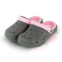 U.S. JACLEAN Foot Reflexology Sandals Women's Therapeutic Acupressure Massaging Sandals Slippers ACU Air (L(W8-8.5), Gray/Pink)