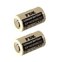 2x FDK CR14250SE 3V 1/2 AA Lithium Battery Replaces Sanyo CR12600SE CR2NP