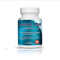 Best Natural Sleep Aid: Avinol PM | Herbal Formula for Better Sleeping | For a Deep Restful Night’s Rest | Treatment for Jet Lag Insomnia Symptoms & Restlessness – with Melatonin Lemon Balm Passion Flower 5-HTP L-Theanine Chamomile