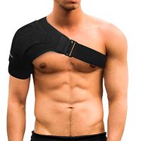 Shoulder Support Shoulder Brace for Women and Men KarmaRebirth HOT/ICE(Pack not Included) & New Upgrade Compression Shoulder Support to Relieve Dislocated AC Joint, Labrum Tear, Shoulder Pain
