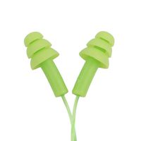 New Waterproof Soft Silicone Corded Ear Plugs Travel Sleep Noise Prevention Earplugs Noise Reduction Swimming Earplugs Earmuff