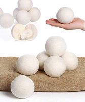 Laundry Wool Dryer Balls Saves Drying Time Reusable Natural Fabric Softener