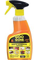 Goo Gone Adhesive Remover Original Spray Gel - Removes Chewing Gum, Grease, Tar, Stickers, Labels, Tape Residue, Oil, Blood, Lipstick, Mascara, Shoe Polish, Crayon - 12 Ounce