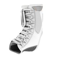 Shock Doctor Compression Ankle Brace 849 Ultra Gel Lace Up Ankle Support - White, X-Small - Includes 1 Brace