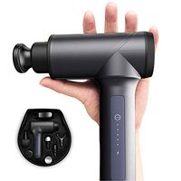 BigTron Massage Gun, Percussion Deep Tissue Massager for Muscle Soreness Relieves, with 5 Speed Levels & 6 Heads & Portable Fancy Case, Super Quiet and Ultralight Ideal for Women