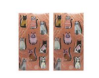 Cool Cats 2-Ply Disposable Paper Guest Towels/Buffet Napkins Pack of 2 (20-ct Each)