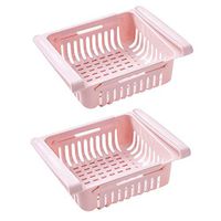 Retractable Drawer Type Refrigerator Storage Box,Fridge Drawer Organizer,Fridge Shelf Holder Storage Box,Pull Out Bins,Fresh-keeping Layered Organizers Drawer