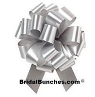 Silver Bows Weddings Birthdays 25th Wedding Silver Anniversary Party Decorations 12 Pack