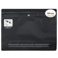 600 Count Pack - Royal Supply Large Child-Resistant Exit Bags - 12" x 9” + 3.85" - Smell Proof, Secure Storage Bags