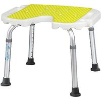 LBSX Round Stool Bath Bench Adjustable Height, Lightweight Compact and Small Chair for Shower, Detachable Portable Height Adjustable Bathroom Shaving Stool