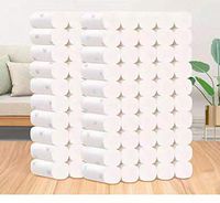 nobrand Cute Animal Pattern Toilet Paper roll Paper Household Paper Towels Bright 20 Rolls of Wood Pulp Family Toilet Paper roll Toilet Paper