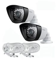SDC-5340BCD Pack of (2) Samsung IR Weatherproof Bullet Cameras SDC-5340BC with cables