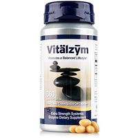 Vitälzym Proteolytic Systemic Enzymes Liquid Gel Capsules with Serrapeptase, Anti-inflammatory Defense Treatment, Immune and Joint Support, Natural Ache Relief Plus Fertility Supplement (360 Capsules)