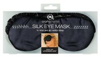 Aroma Home Satin Eye Mask Black