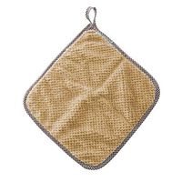 Ladiy Home Kitchen Double Side Coral Fleece Dish Washing Cleaning Cloth Towel