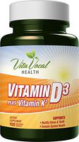 Vitamin D3 2000 IU Plus K2 50mcg Supplement