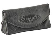 Comoy's Leather Pipe Tobacco Pouch ~ Choose Your Style (Black Combo)