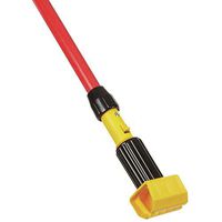 Rubbermaid Red Fiberglass Gripper Clamp Style Mop Handle for 5"W Mop Heads - 60"L