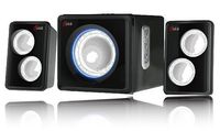 Sykik Sound SP0232BT, 5" subwoofer for deep bass. Blue LED light for contemporary look and stunning affect