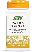 Nature's Way B 100-Complex, 60 Capsules (Pack of 3)