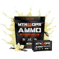 MTN OPS Ammo Trail Packs Protein Meal Replacement Powder - 20 Servings, Vanilla