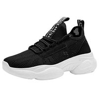 Regfulgence Men's Sneakers,Trail Barefoot Runners Cross Trainers Hiking Shoes Cushioning Walking Shoe (Black,US=9.5)