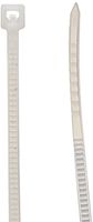 Uxcell Nylon Strip Zip Tie Wire Cable Fastener, 3 x 100 mm, Off White, 1000 Piece