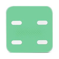 ZSLLO Bluetooth Body Fat Scale Smart BMI Scale Digital Bathroom Wireless Weight Scale, Body Composition Analyzer with Smartphone App Bathroom Scale (Color : Green)