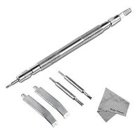 MMOBIEL Watch Tool Stainless Steel Handle for Adjustment. Replacing. Removal of Spring Bars. Straps and Watch Pins