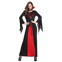 Veodhekai Women Dress Easter Cosplay Halloween Dress Role Playing Costume Long Dress Elegants Cute Black